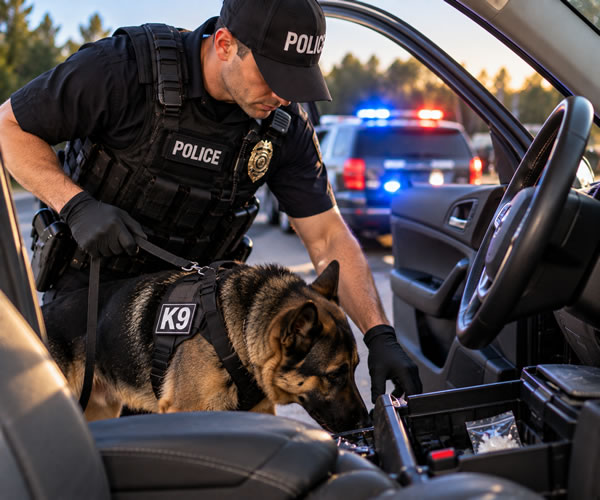 How Did Police Find the Alleged Drugs?